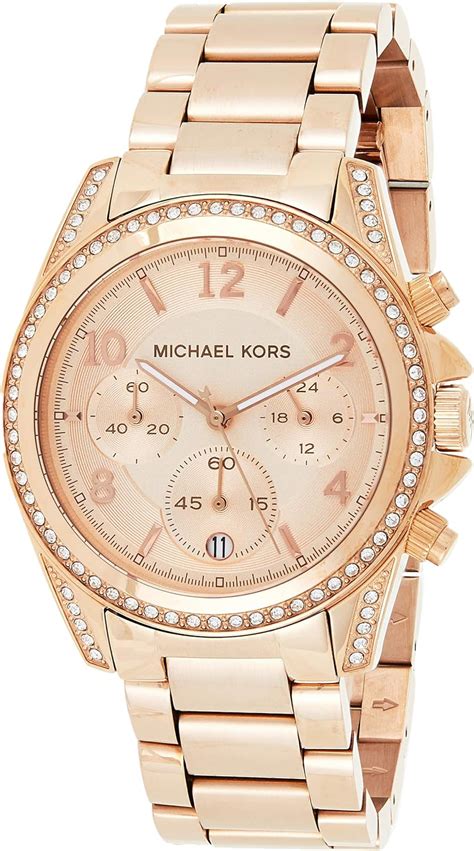 reloj michael kors mujer bronce cronógrafo cuarzo|reloj michael kors hombre.